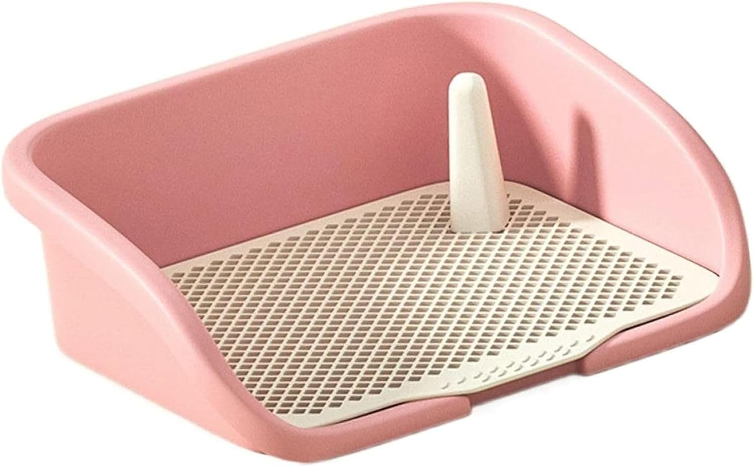 ペットトレー ペットトレーニング おしっこパッド 尿柱付き メッシュグリッド 犬用トイレ フチ付き 子犬用トイレ 滑り止め 犬用トレイボックス 屋内/屋外 小中型および犬用 お掃除簡単 マーキングポー