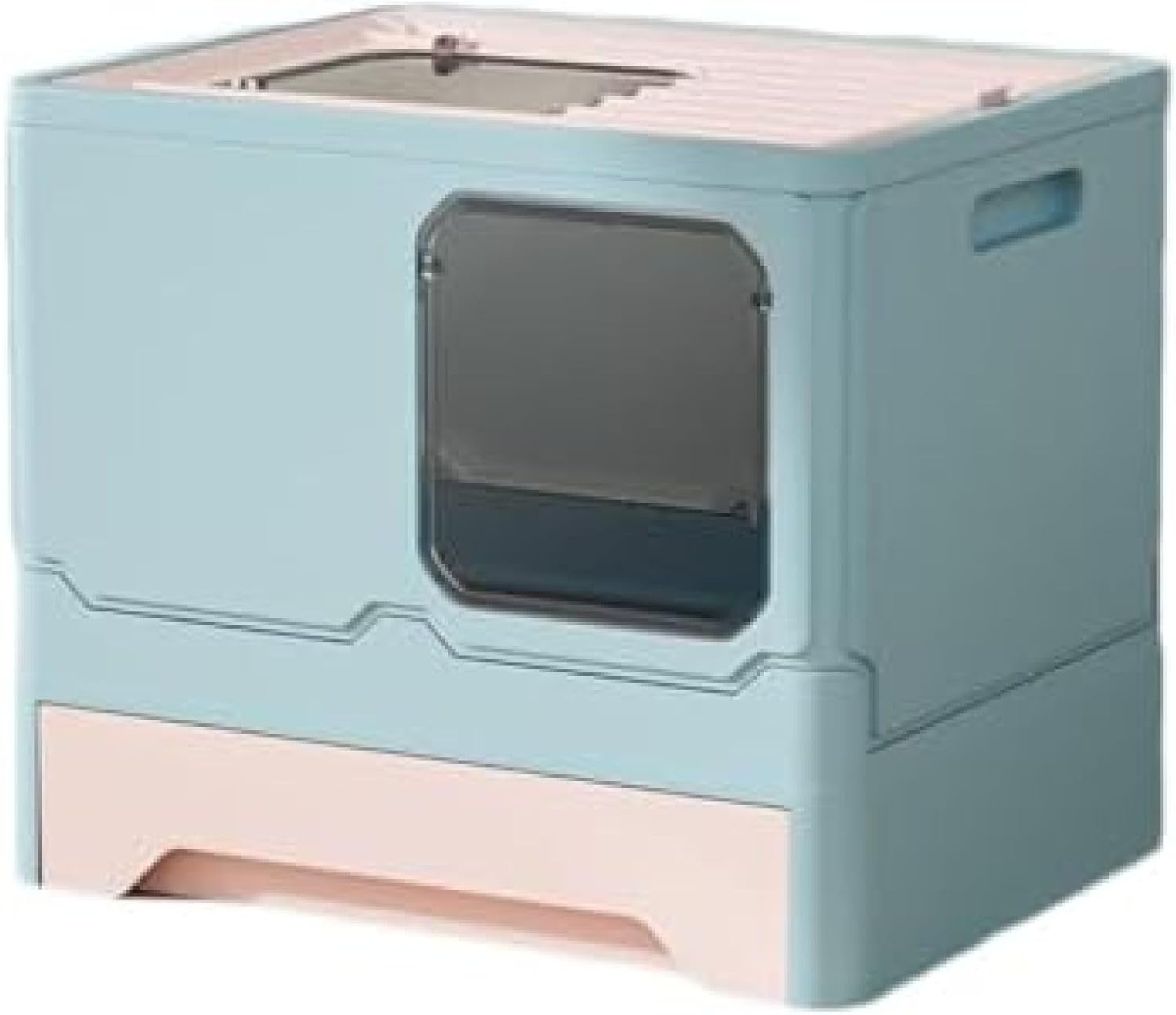 猫 猫用 トイレ カバー トイレ容器 トイレ本体 猫トイレ ネコトイレ 45*35*38 トイレボックス ペットト..