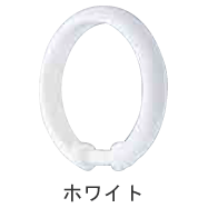单个 - O字型カーテンポール用リングランナー【10個セット】
