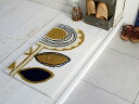 DESIGN LIFE サンフラワー マット【サイズ:約45cm×75cm】【日本製】SUN FLOWER MAT 防ダニ加工 滑り止め加工【楽ギフ_包装】【楽ギフ_のし宛書】