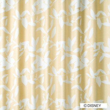 ディズニー ミッキー ブロードリーフ カーテン【サイズ：幅100cm×丈200cm】【2枚組】disney mickey broadleaf curtain2級遮光カーテン 丸洗いOK!ウォッシャブル形状記憶加工 既製カーテン【日本製】【正規品】【2枚入り特典!送料無料】