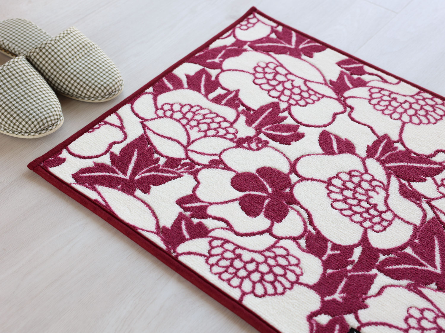 フィンレイソン ANNUKKA(アンヌッカ) キッチンマット【サイズ：約50cm×120cm】[JE1876]デザイナーズブランド Finlayson 日本製洗濯機洗いOK 滑り止め 抗菌 防臭 吸水 速乾