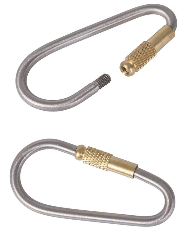 【Boundless Voyage】チタンカラビナ 4.5cm 5個セット チタン合金製 カラビナ アウトドア キーホルダー キャンピングカラビナ 登山バックル クライミング ボトル バックル用アウトドア キャンプ ハイキング