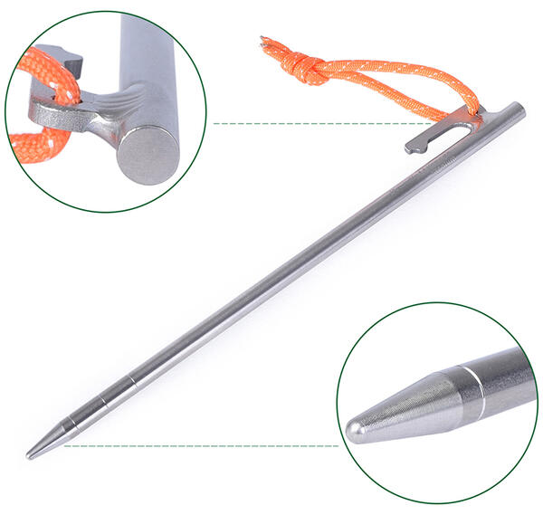 【Boundless Voyage】チタンペグ 8本セット 30cm テントペグ チタン合金 ステーク 鍛造ペグ アウトドア キャンプ 岩場 硬い土 草地 タープペグ 設営用具通販格安セール情報 楽天 通販