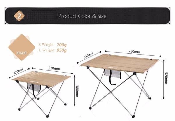 【NatureHike】【2色】アルミ合金 Lサイズ 防水生地 折りたたみテーブル アウトドア ポータブルキャンピングテーブル フォールディングテーブル 折り畳み キャンプ ピクニック ハイキング 【登山】【旅行】【山歩き】【遠足】【花見】【公園】通販格安セール情報 楽天 通販