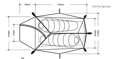 D型カラビナ付【NatureHike】2人用テント 耐水圧：4000mm 超軽量 ダブルウォールテント【グレー】キャンプテント ダブルレイヤーUV40 紫外線防止 ハイキング アウトドア ビーチテント 簡易テント ポップアップテント ドームテント【防水テント】【二人用】