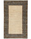 ペルシャギャッベ カシュクリ 約95cm x 152cm リビング 約2畳 風景模様 ウール 羊毛 天然 ふかふか モコモコ 厚手 現品限り ギャべ ぎゃっべ ...