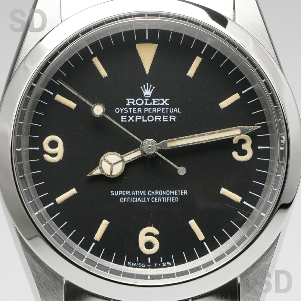 【無金利60回ローン】ROLEX ロレックス エクスプローラーI 1016 ブラック メンズ 【ヴィンテージ・アンティーク】