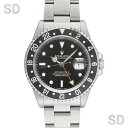 ROLEX bNX GMT}X^[II 16710 ubN/ubNx[ Y yÁz