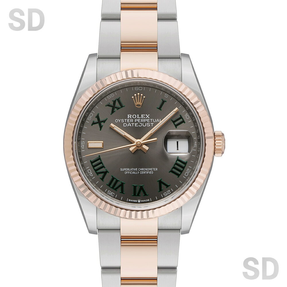 ROLEX ロレックス デイトジャスト36 126231 スレート/ローマ メンズ 【中古】