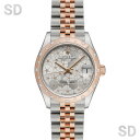 【無金利60回ローン】ROLEX ロレックス デイトジャスト31 278341RBR シルバー/フローラルモチーフ/ダイヤ ボーイズ 【中古】