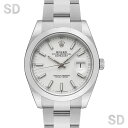 【無金利60回ローン】ROLEX ロレックス デイトジャスト41 126300 ホワイト メンズ 【中古】(2)