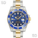 【無金利60回ローン】ROLEX ロレックス サブマリーナー 116613LB ブルー メンズ 【中古】