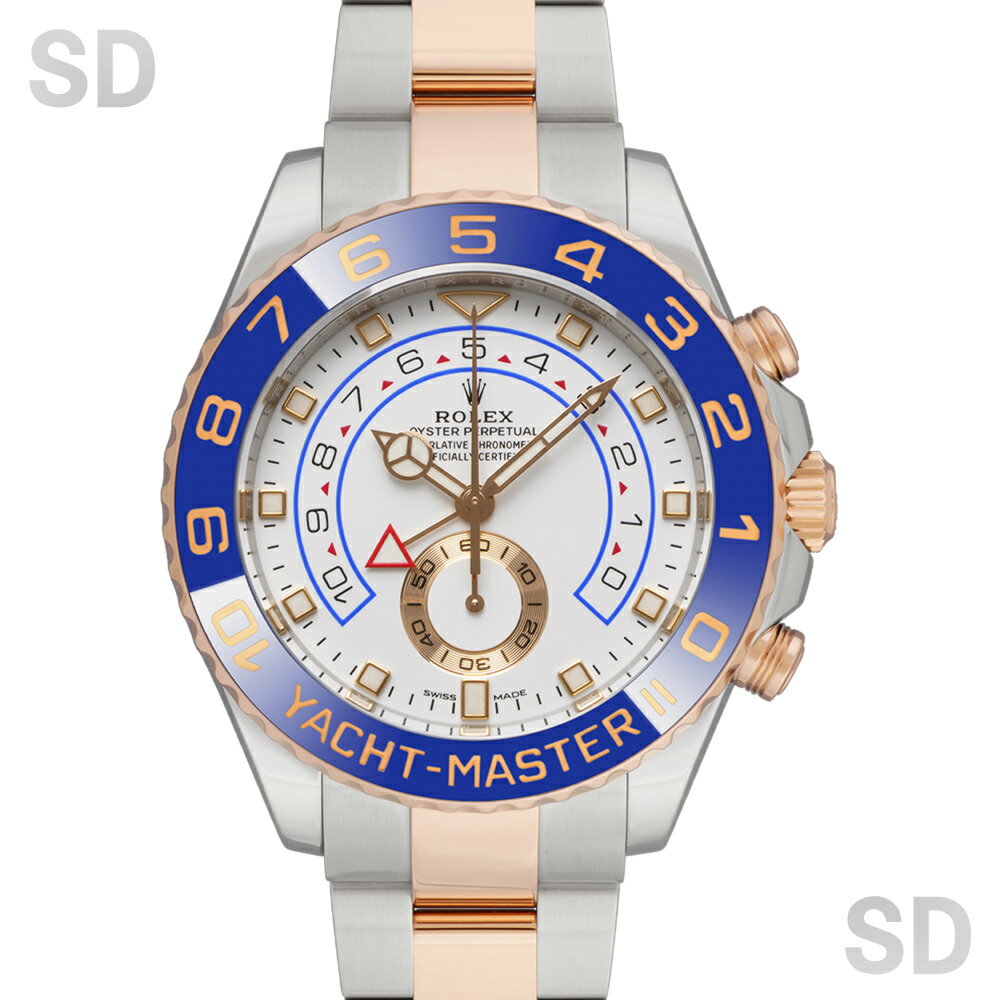 【無金利60回ローン】ROLEX ロレックス ヨットマスターII 116681 ホワイト メンズ 【中古】