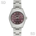 【無金利60回ローン】ROLEX ロレックス オイスターパーペチュアル31 177200 レッドグレープ/ローマ ボーイズ 【未使用】【中古】