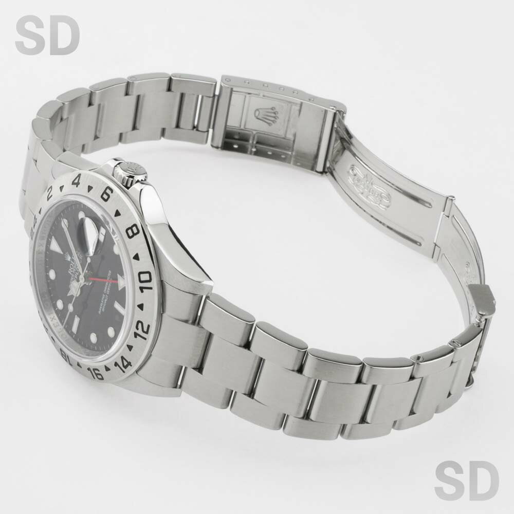 【無金利60回ローン】ROLEX ロレックス エクスプローラーII 16570 ブラック メンズ 【中古】