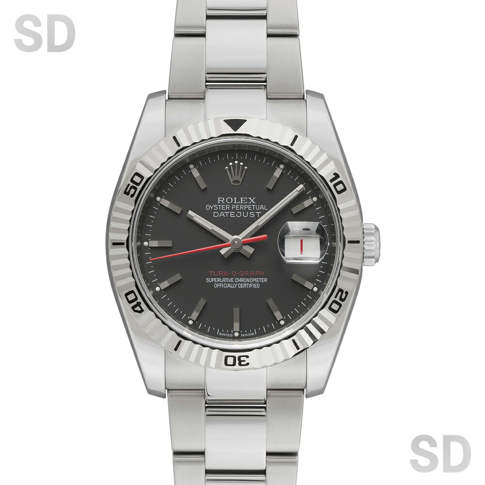 【無金利60回ローン】ROLEX ロレックス ターノグラフ 116264 ブラック メンズ 【中古】