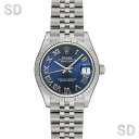 【無金利60回ローン】ROLEX ロレックス デイトジャスト31 278274 ブライトブルー/ローマ ボーイズ 【中古】