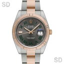 【無金利60回ローン】ROLEX ロレックス デイトジャスト41 126331 スレート/ローマ メンズ 【中古】