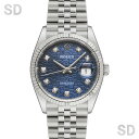 【無金利60回ローン】ROLEX ロレックス デイトジャスト36 126234G ブルーコンピューター/ダイヤ メンズ 【中古】