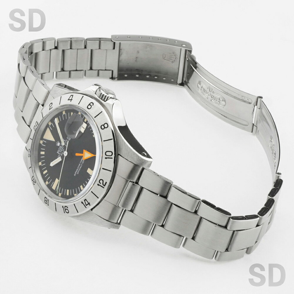 【無金利60回ローン】ROLEX ロレックス エクスプローラーII 1655 ブラック/mk1ダイアル メンズ 【ヴィンテージ・アンティーク】