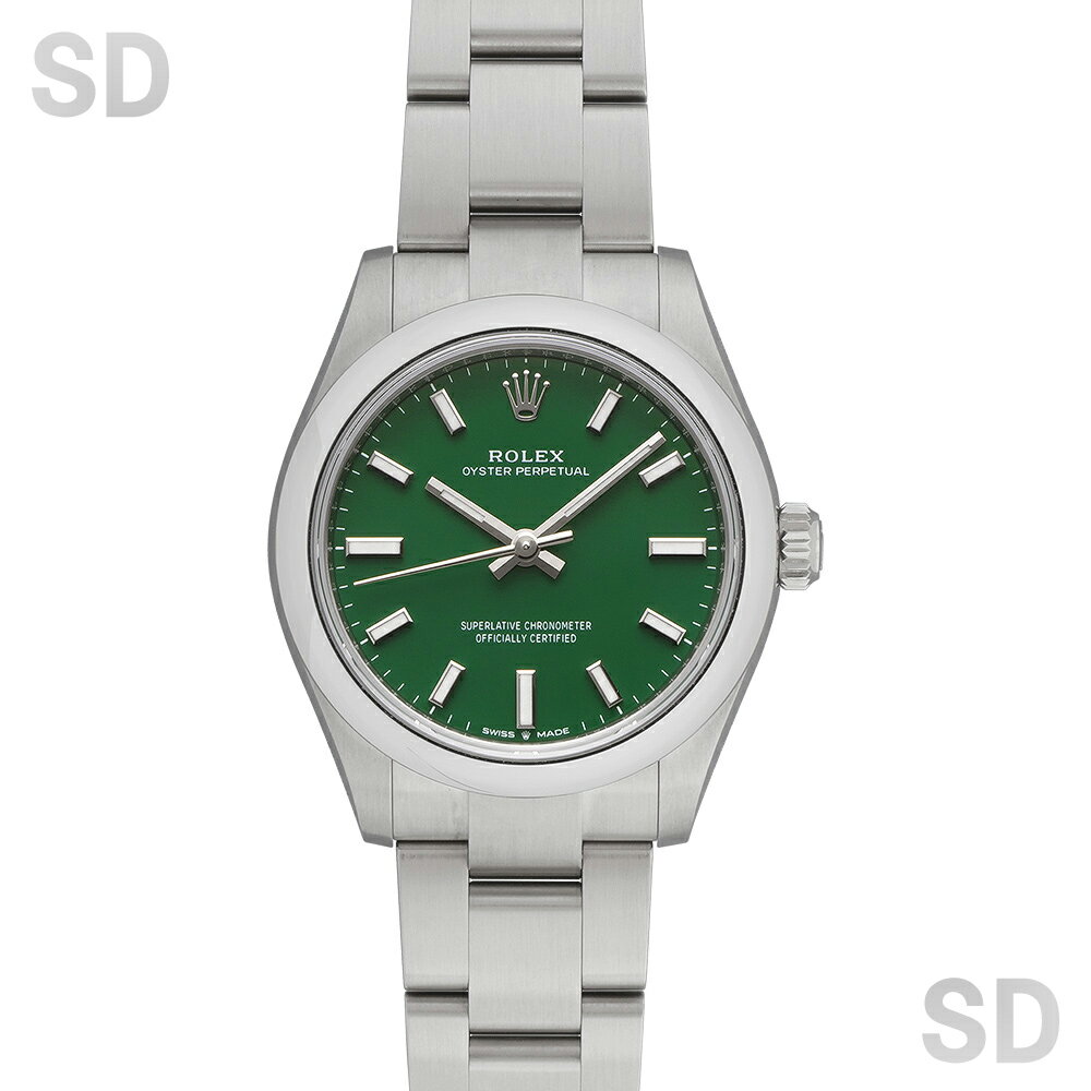 【無金利60回ローン】ROLEX ロレックス オイスターパーペチュアル31 277200 グリーン ボーイズ 【中古】