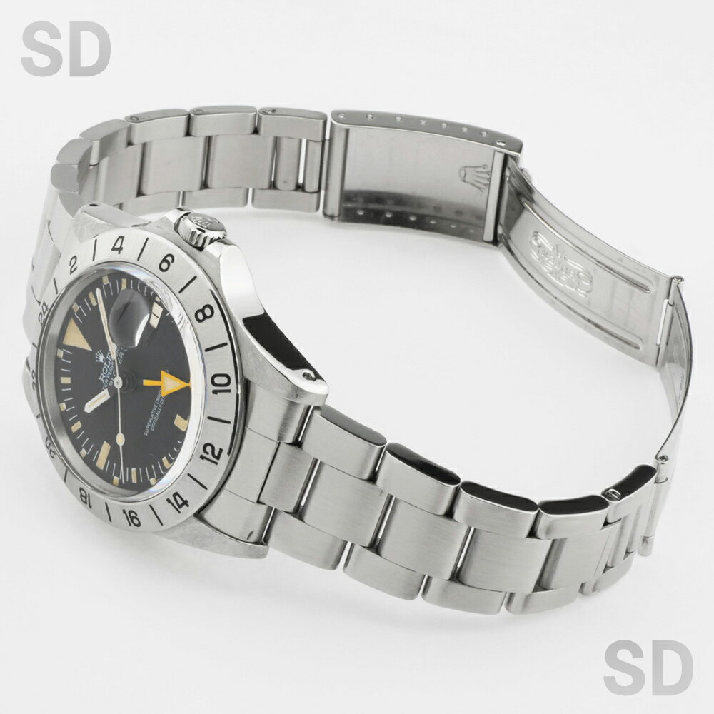 【無金利60回ローン】ROLEX ロレックス エクスプローラーII 1655 ブラック/mk2ダイアル/mk2ベゼル メンズ 【ヴィンテージ・アンティーク】