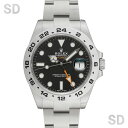 【無金利60回ローン】ROLEX ロレックス エクスプローラーII 216570 ブラック メンズ 【中古】