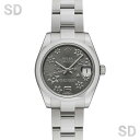 【無金利60回ローン】ROLEX ロレックス デイトジャスト31 178240 グレーフラワー ボーイズ 【中古】