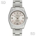 【無金利60回ローン】ROLEX ロレックス エアキング 114200 シルバー369/ピンクバー メンズ 【中古】