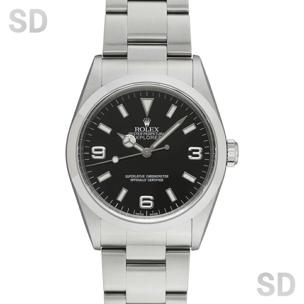 【無金利60回ローン】ROLEX ロレックス エクスプローラーI 14270 ブラック メンズ ...