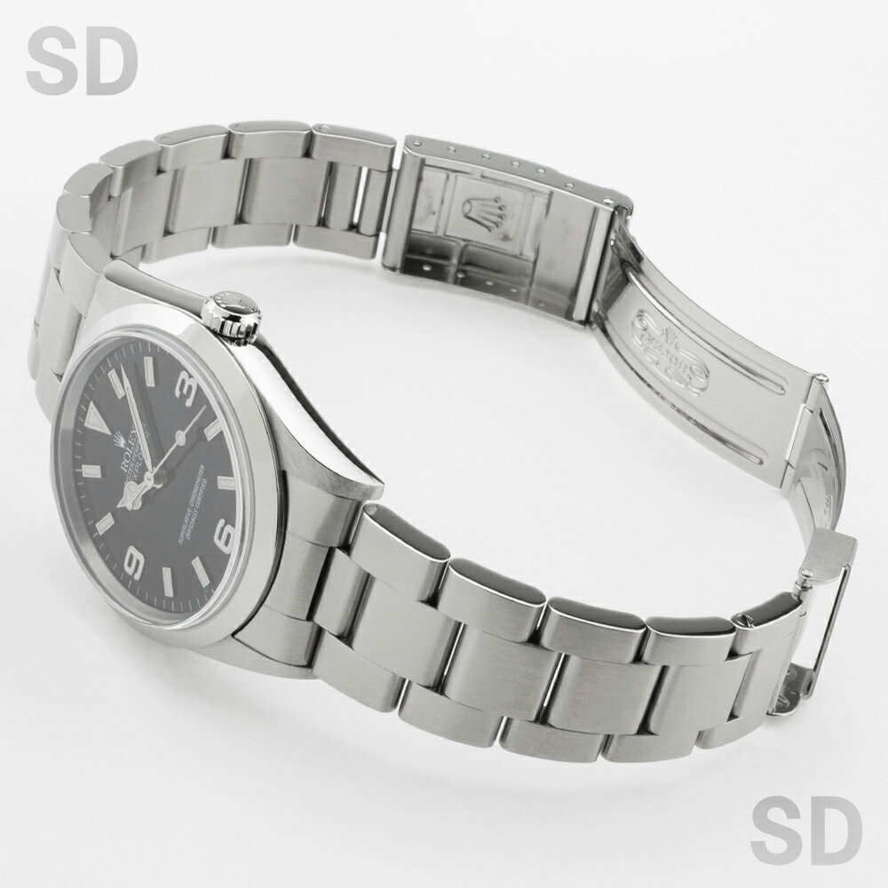 【無金利60回ローン】ROLEX ロレックス エクスプローラーI 14270 ブラック メンズ 【中古】