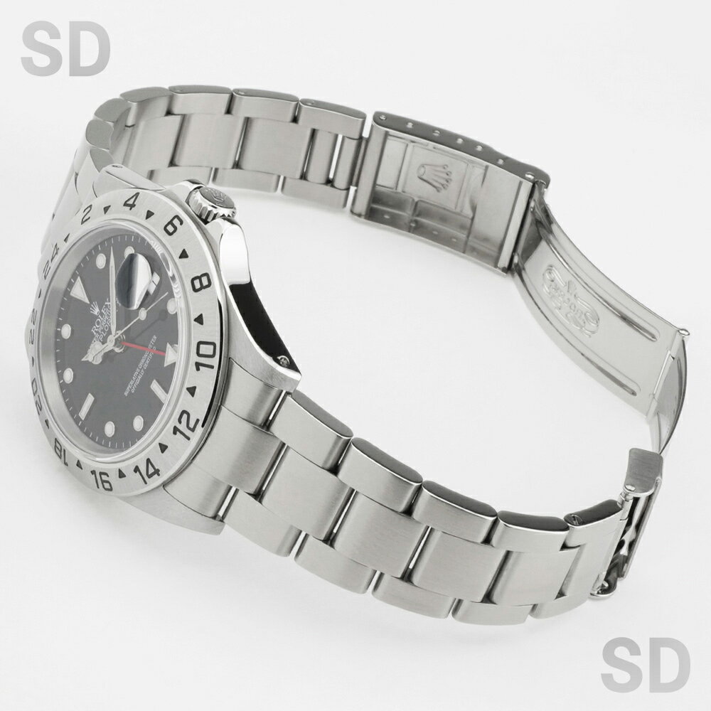 【無金利60回ローン】ROLEX ロレックス エクスプローラーII 16570 ブラック メンズ 【中古】