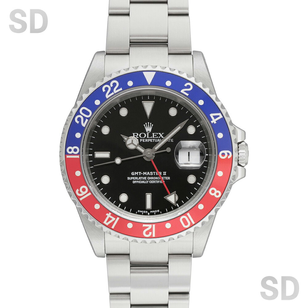 【無金利60回ローン】ROLEX ロレックス GMTマスターII 16710 ブラック/レッドブル...