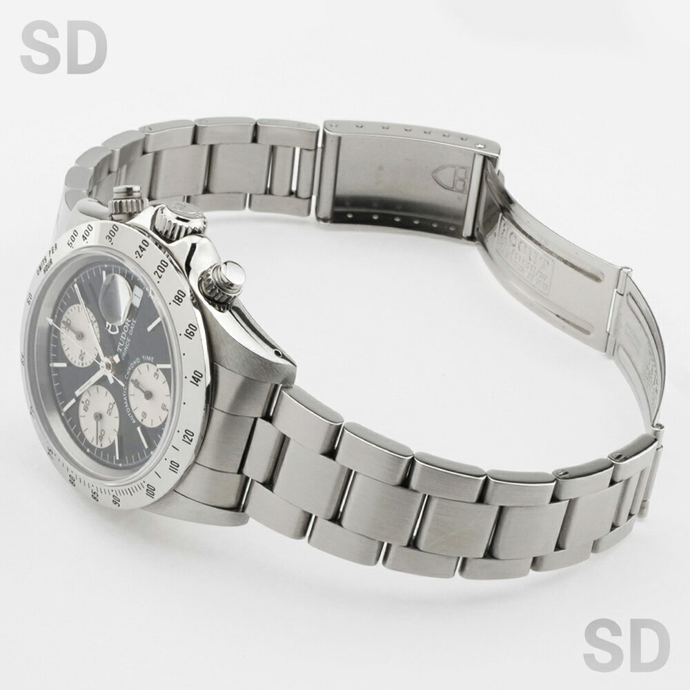 【無金利60回ローン】TUDOR チューダー クロノタイム 79280 ブラック/シルバー メンズ 【中古】
