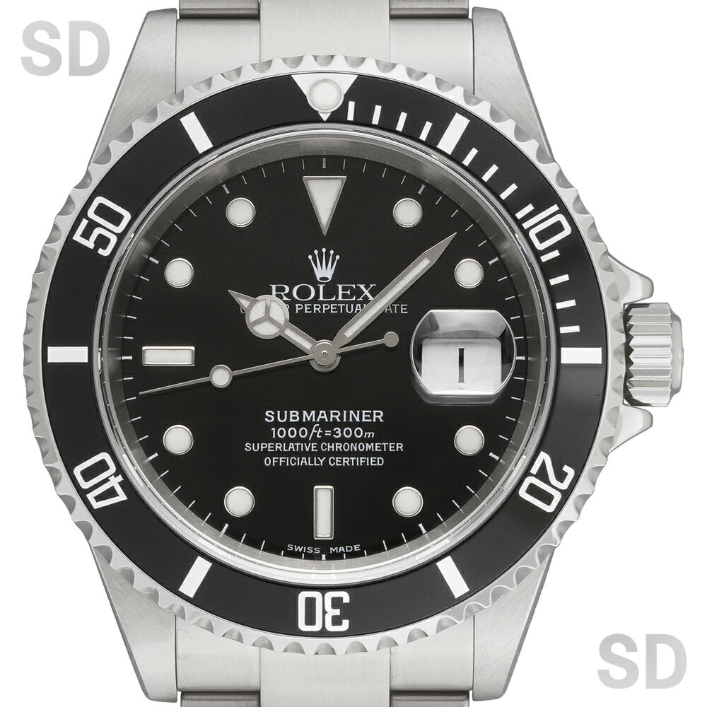 【無金利60回ローン】ROLEX ロレックス サブマリーナー 16610 ブラック メンズ 【中古】