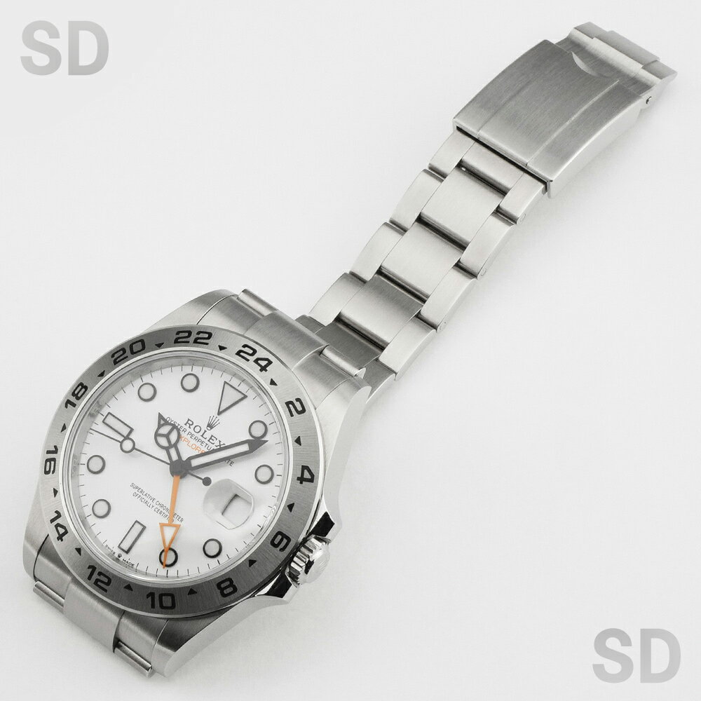 【無金利60回ローン】ROLEX ロレックス エクスプローラーII 226570 ホワイト メンズ 【中古】