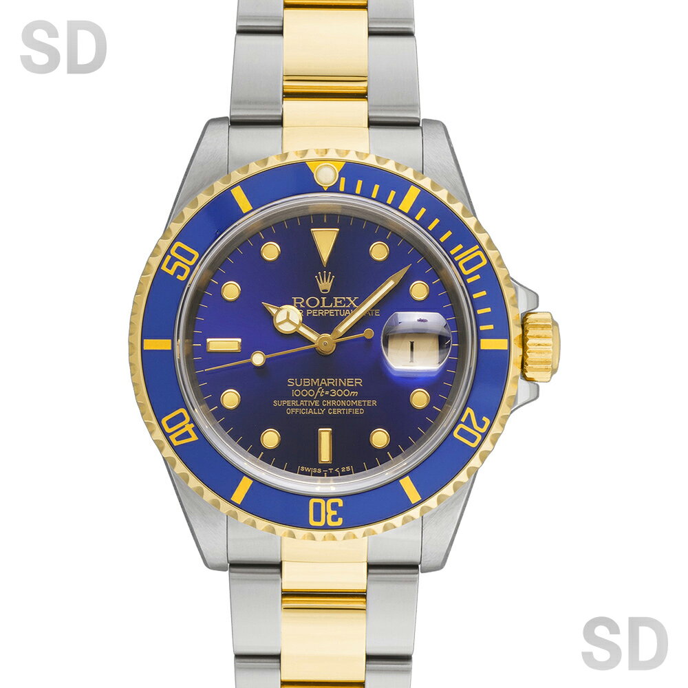 【無金利60回ローン】ROLEX ロレックス サブマリーナー 16613 ブルー メンズ 【中古】