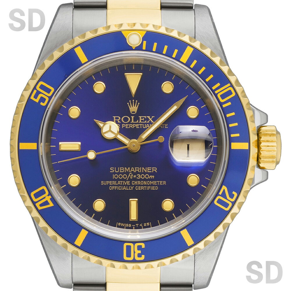 【無金利60回ローン】ROLEX ロレックス サブマリーナー 16613 ブルー メンズ 【中古】