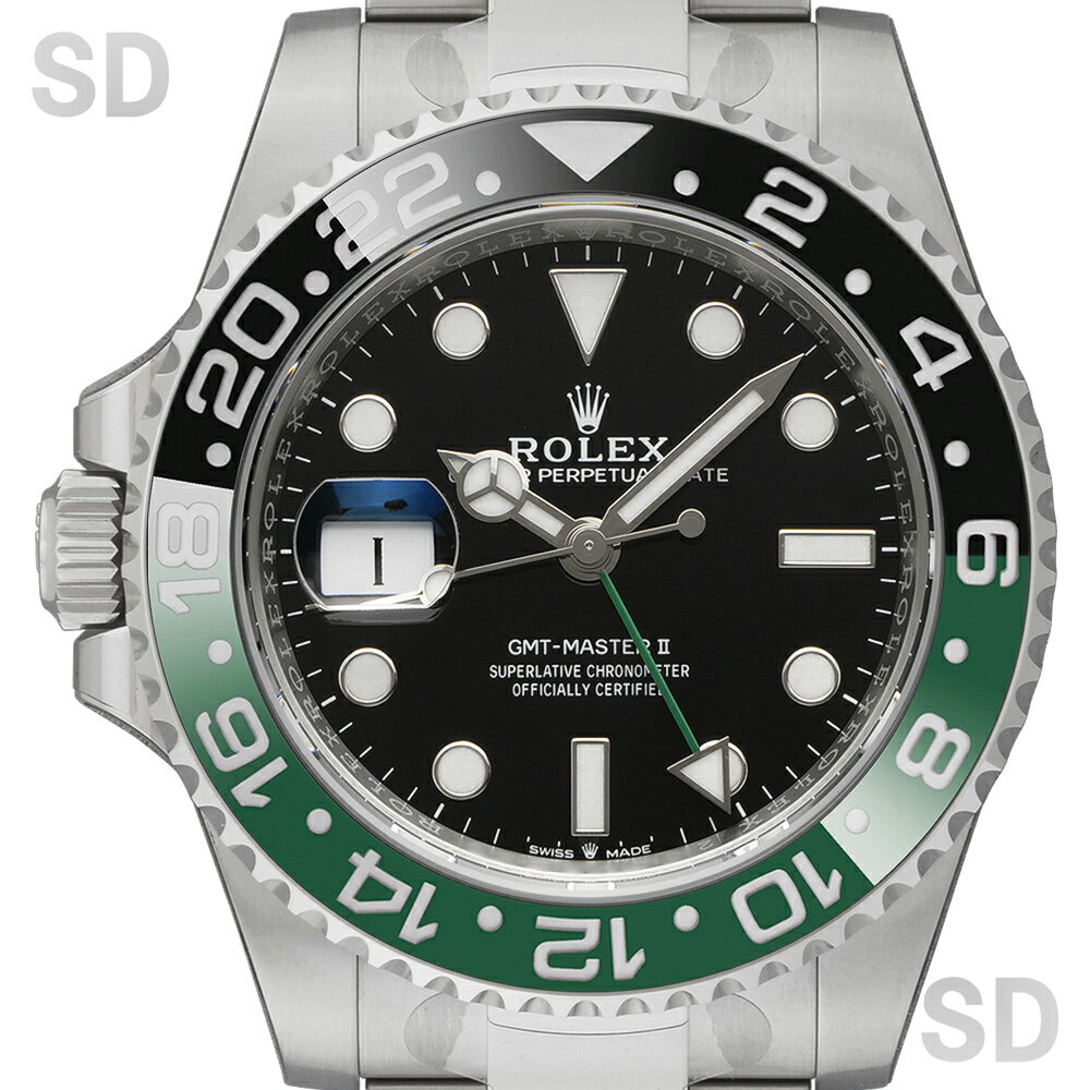 【無金利60回ローン】ROLEX ロレックス GMTマスターII 126720VTNR ブラック/グリーンブラックベゼル メンズ 【新品】
