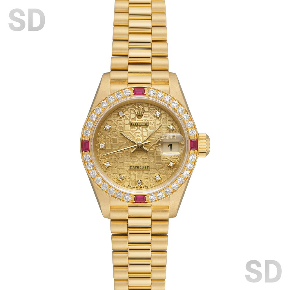 【無金利60回ローン】ROLEX ロレックス デイトジャスト 69068G シャンパンコンピューター/ダイヤ/ベゼ..