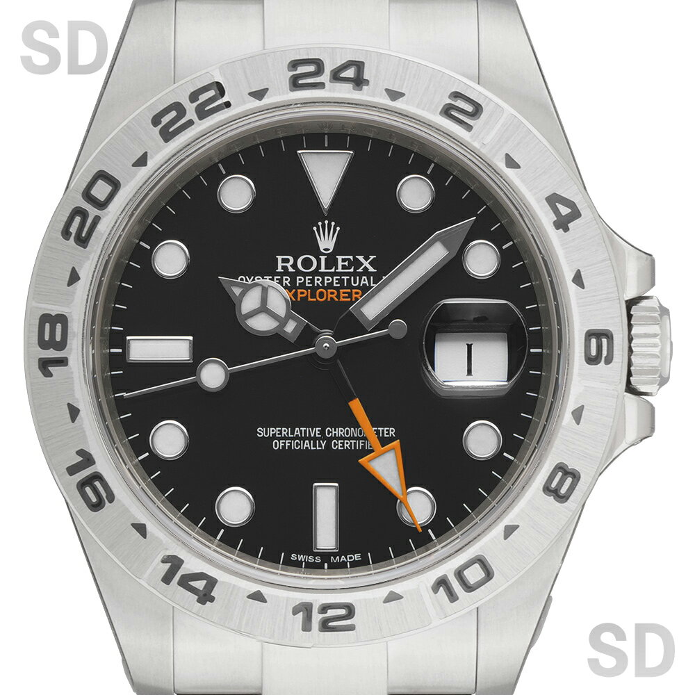 【無金利60回ローン】ROLEX ロレックス エクスプローラーII 216570 ブラック メンズ 【未使用】【中古】