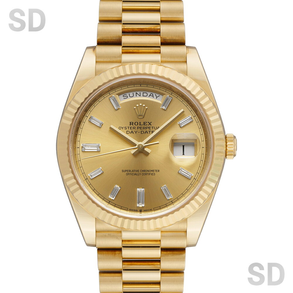 【無金利60回ローン】ROLEX ロレックス デイデイト40 228238A シャンパン/ダイヤ メンズ 【中古】
