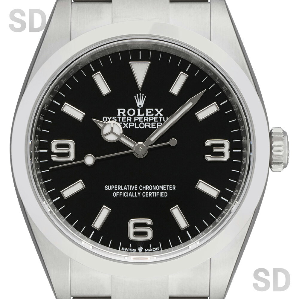 【無金利60回ローン】ROLEX ロレックス エクスプローラーI 124270 ブラック メンズ 【新品】