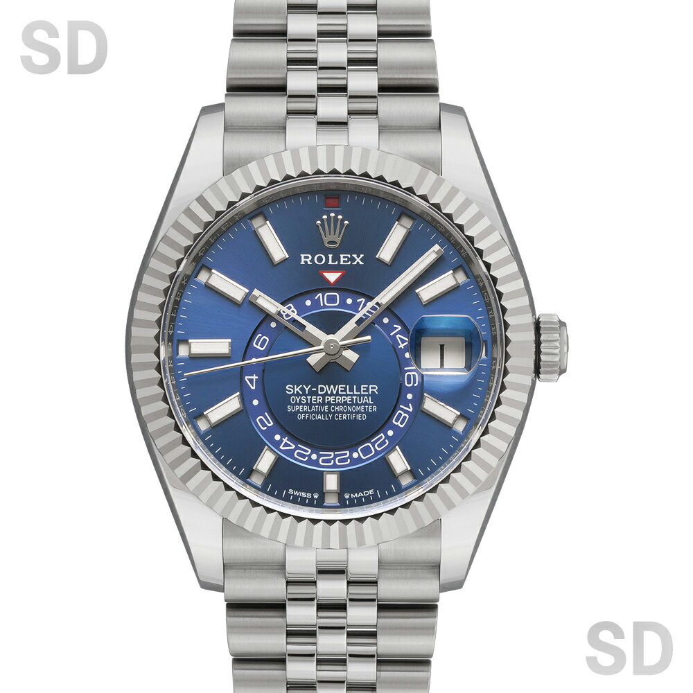 【無金利60回ローン】ROLEX ロレックス スカイドゥエラー 336934 ブライトブルー メンズ 【中古】