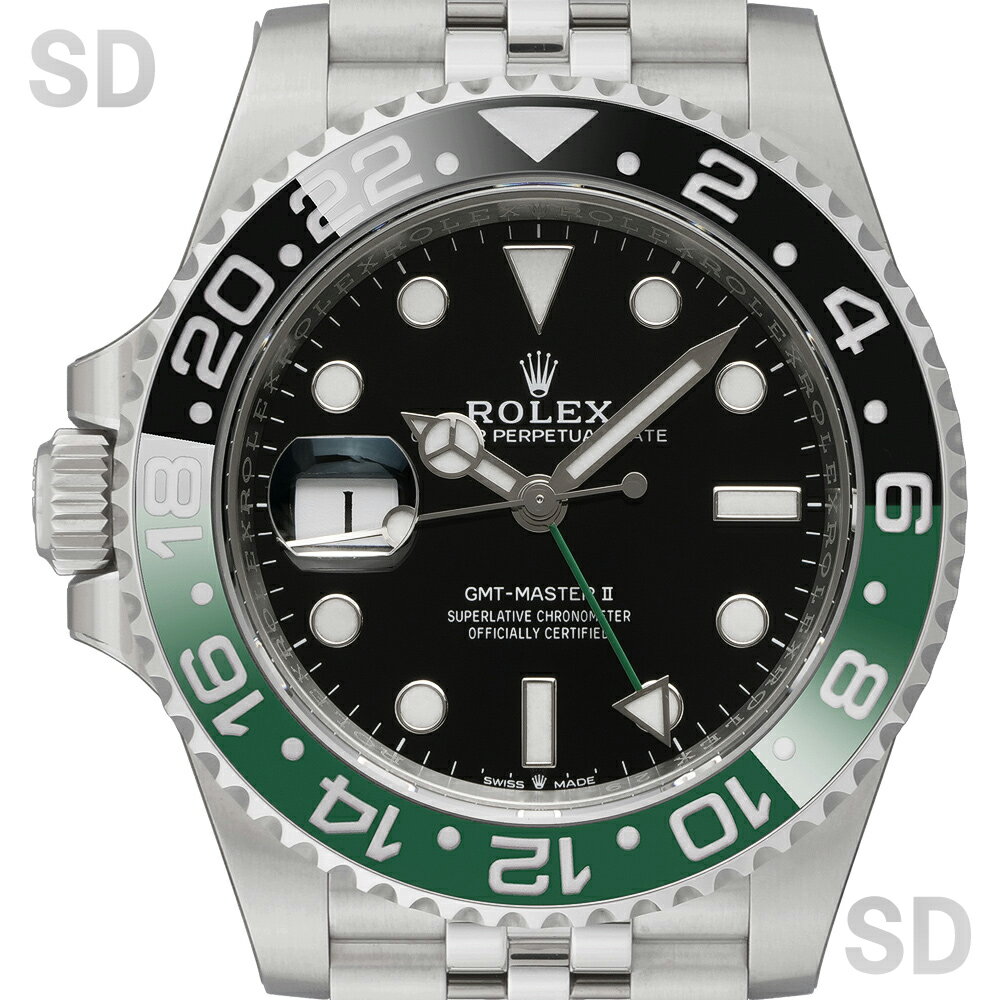 【無金利60回ローン】ROLEX ロレックス GMTマスターII 126720VTNR ブラック/グリーンブラックベゼル メンズ 【未使用】【中古】