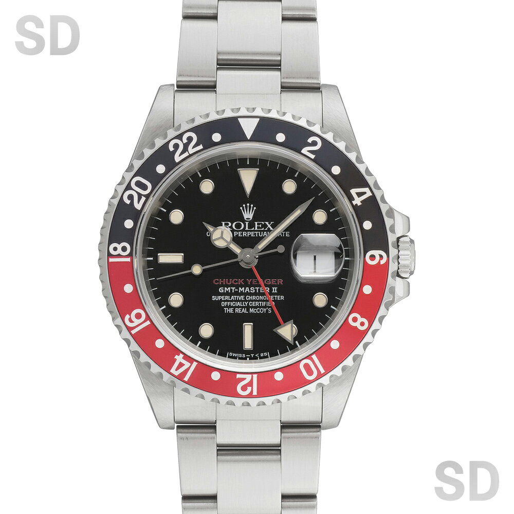 ��̵����60��������ROLEX ����å��� GMT�ޥ�����II �� ����å����������� 16710 �֥�å�/��åɥ֥�å��٥��� ��� ����š�