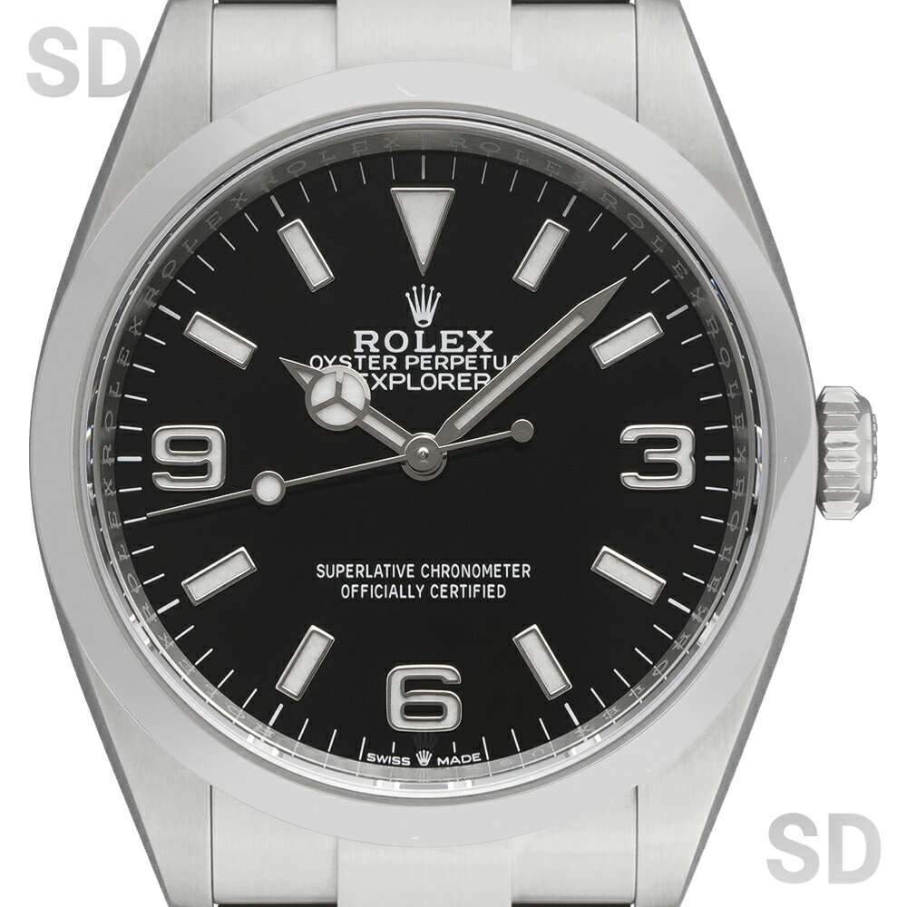 【無金利60回ローン】ROLEX ロレックス エクスプローラー36 124270 ブラック メンズ 【中古】