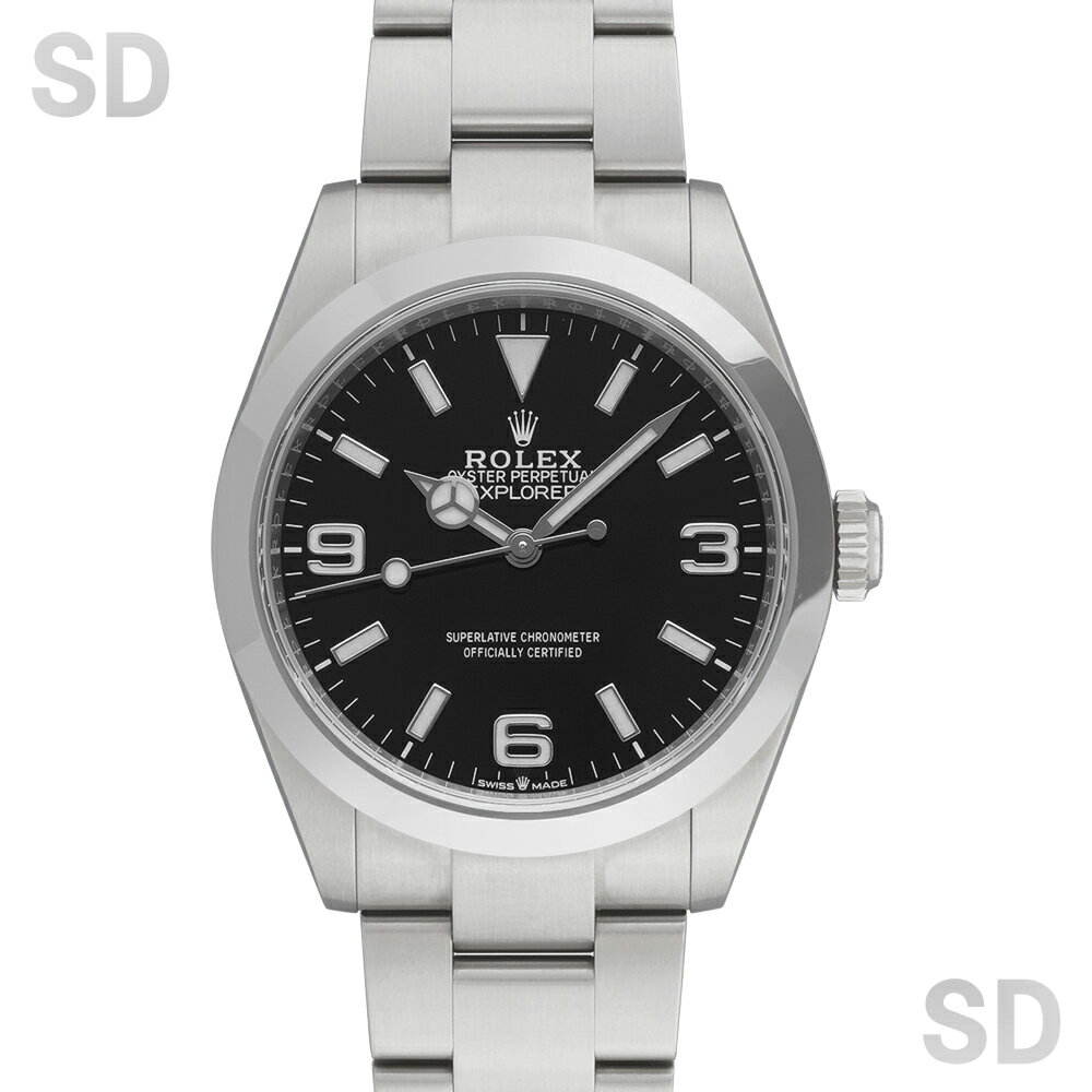 【無金利60回ローン】ROLEX ロレックス エクスプローラー40 224270 ブラック メンズ 【中古】