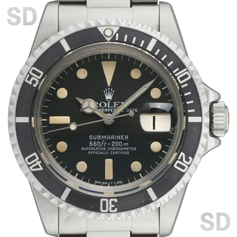 【無金利60回ローン】ROLEX ロレックス サブマリーナー 1680 ブラック/MK1 メンズ 【ヴィンテージ・アンティーク】